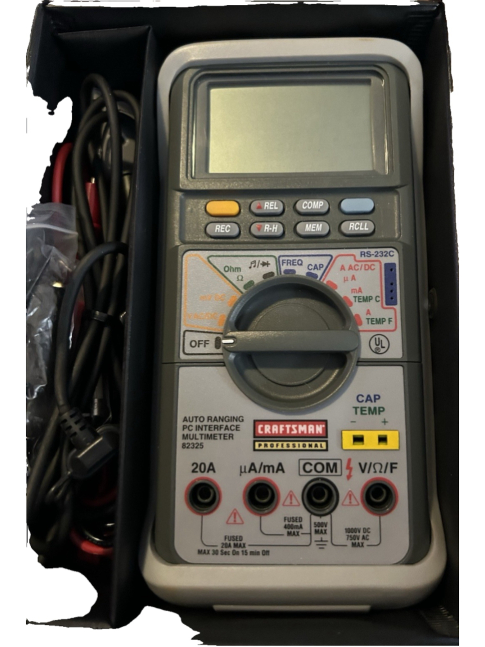 Craftsman Professional Multimeter Model: 82325 Purchased in 1995 Operates